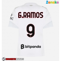 Ženske Nogometnih dresov AC Milan Goncalo Ramos #9 Gostujoči 2026-27 Kratki rokavi